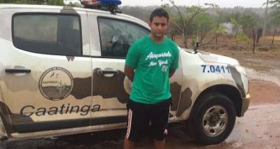 Perdeu! Homem que roubou helicóptero vestido de papai noel é preso na Bahia
