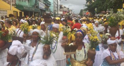 Cortejo em Lauro de Freitas homenageou padroeiro do município neste sábado