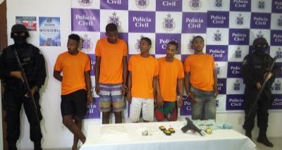 Quadrilha suspeita de matar homem e filmar execução é presa no Rio Vermelho