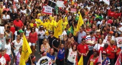 Ato contra reforma da Previdência leva 50 mil pessoas às ruas do Campo Grande