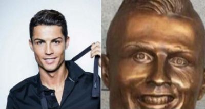 Estátua de Cristiano Ronaldo em aeroporto vira piada; veja comparações