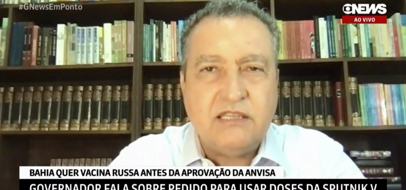 [Rui critica 'soberania da Anvisa' e reclama de burocracia para liberar Sputnik V]