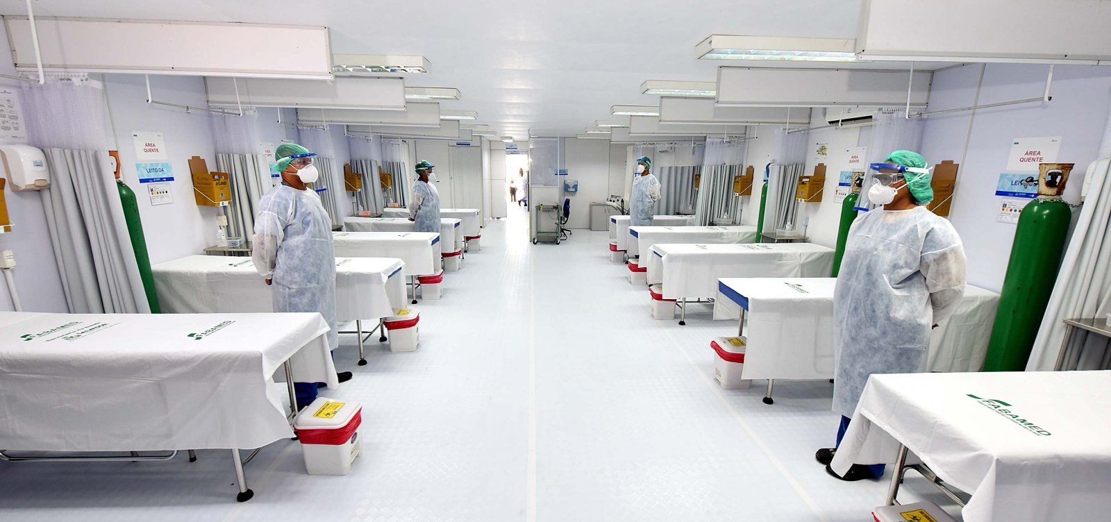 [Nove hospitais registram 100% de ocupação de leitos para Covid-19 na Bahia]