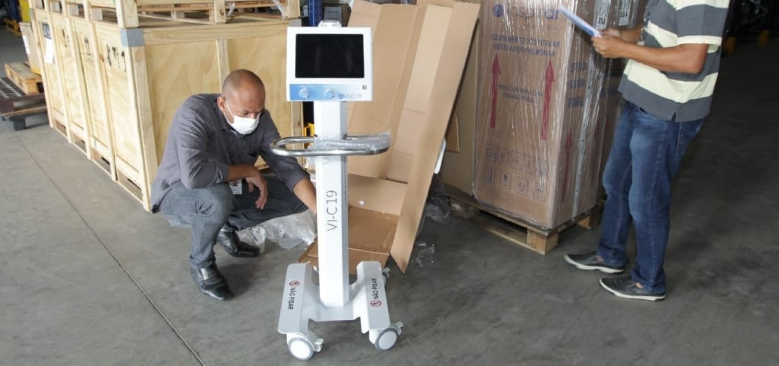 [Mineradora Bamin doa 32 respiradores ao governo da Bahia]