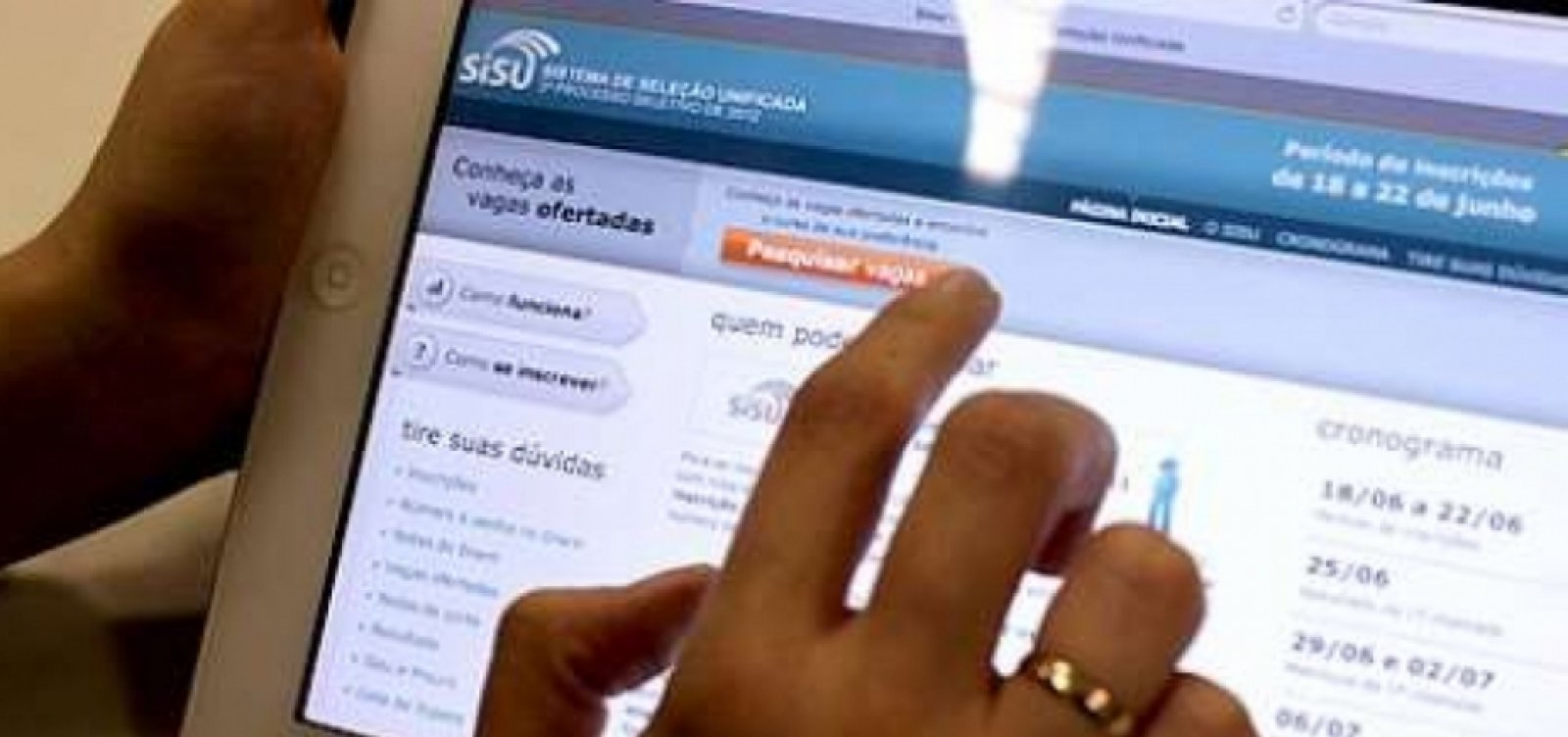 [Inscri&ccedil;&otilde;es no Sisu come&ccedil;am nesta ter&ccedil;a-feira]