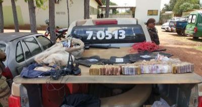 Polícia encontra esconderijo de suspeitos de arrombar bancos em Santa Rita