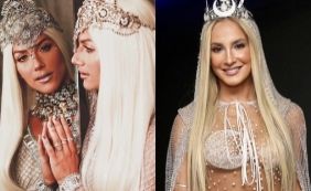 Claudia Leitte e Giovanna Ewbank usam figurinos parecidos em baile: [Claudia Leitte e Giovanna Ewbank usam figurinos parecidos em baile: