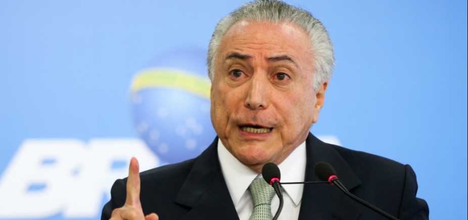 Ao embarcar para China, Temer diz ter [Ao embarcar para China, Temer diz ter