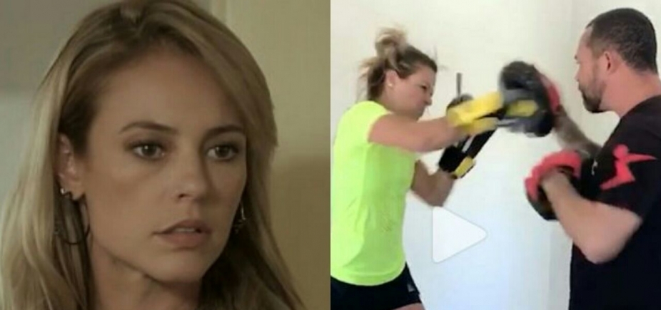 Paolla Oliveira impressiona internautas ao postar vídeo lutando: \ [Paolla Oliveira impressiona internautas ao postar vídeo lutando: \