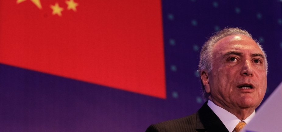 Em discurso na China, Temer diz que economia do Brasil está \ [Em discurso na China, Temer diz que economia do Brasil está \