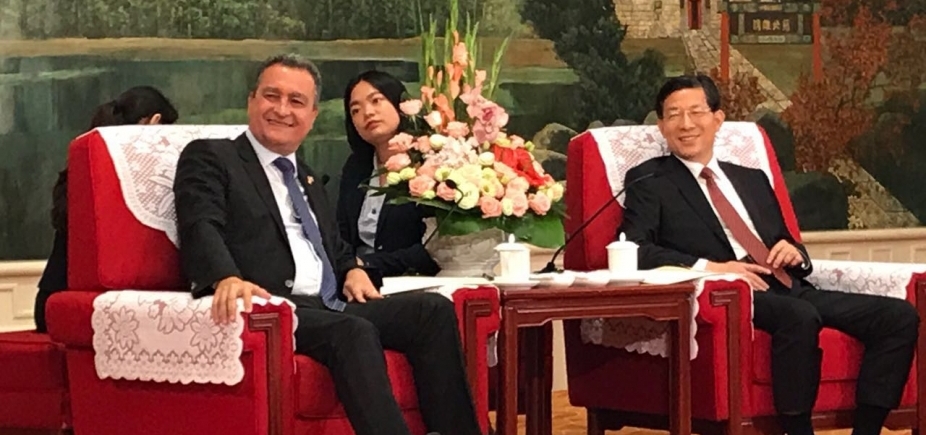 Em reunião com Rui Costa, prefeito chinês diz que \ [Em reunião com Rui Costa, prefeito chinês diz que \