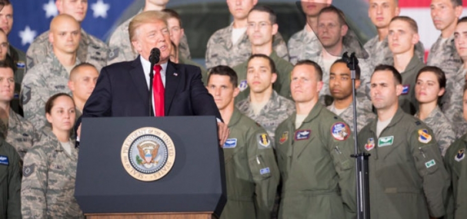 Em discurso na ONU, Trump diz que vai [Em discurso na ONU, Trump diz que vai
