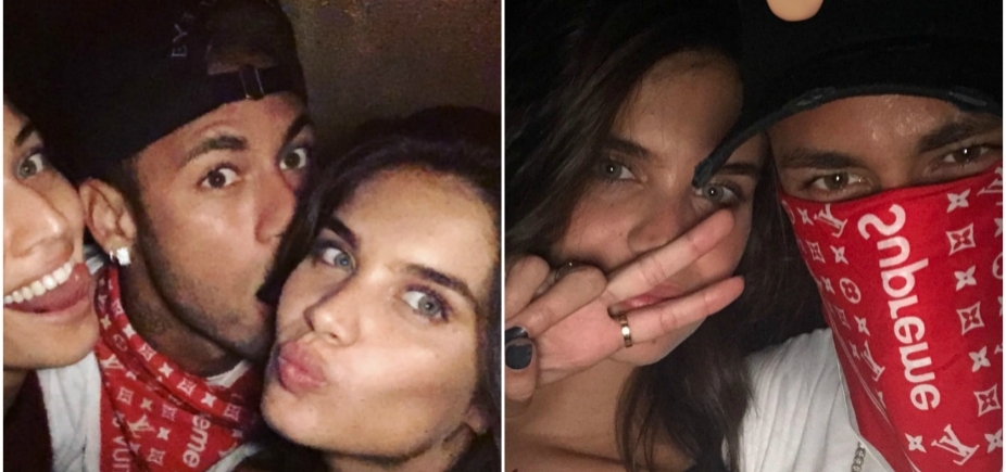 Após posarem juntos, modelo portuguesa nega romance com Neymar: \ [Após posarem juntos, modelo portuguesa nega romance com Neymar: \