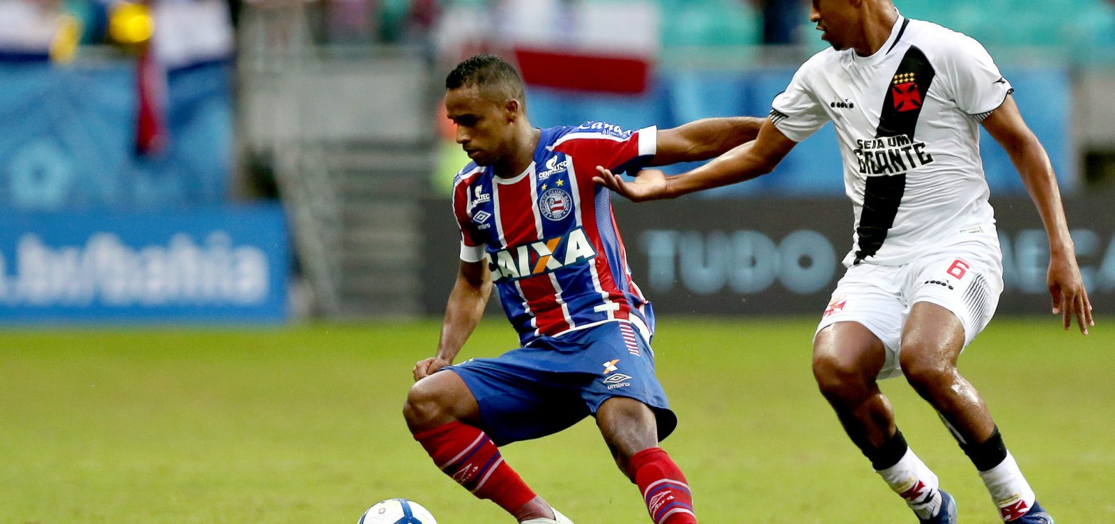 [Bahia atropela Vasco e deixa zona de rebaixamento ]