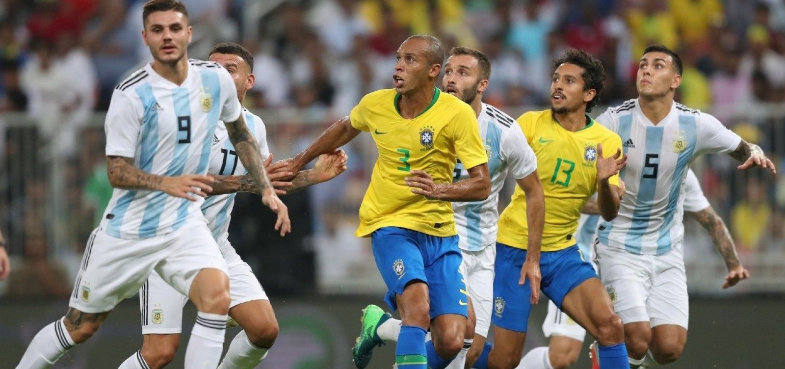 [Brasil vence Argentina com gol nos acréscimos do segundo tempo]