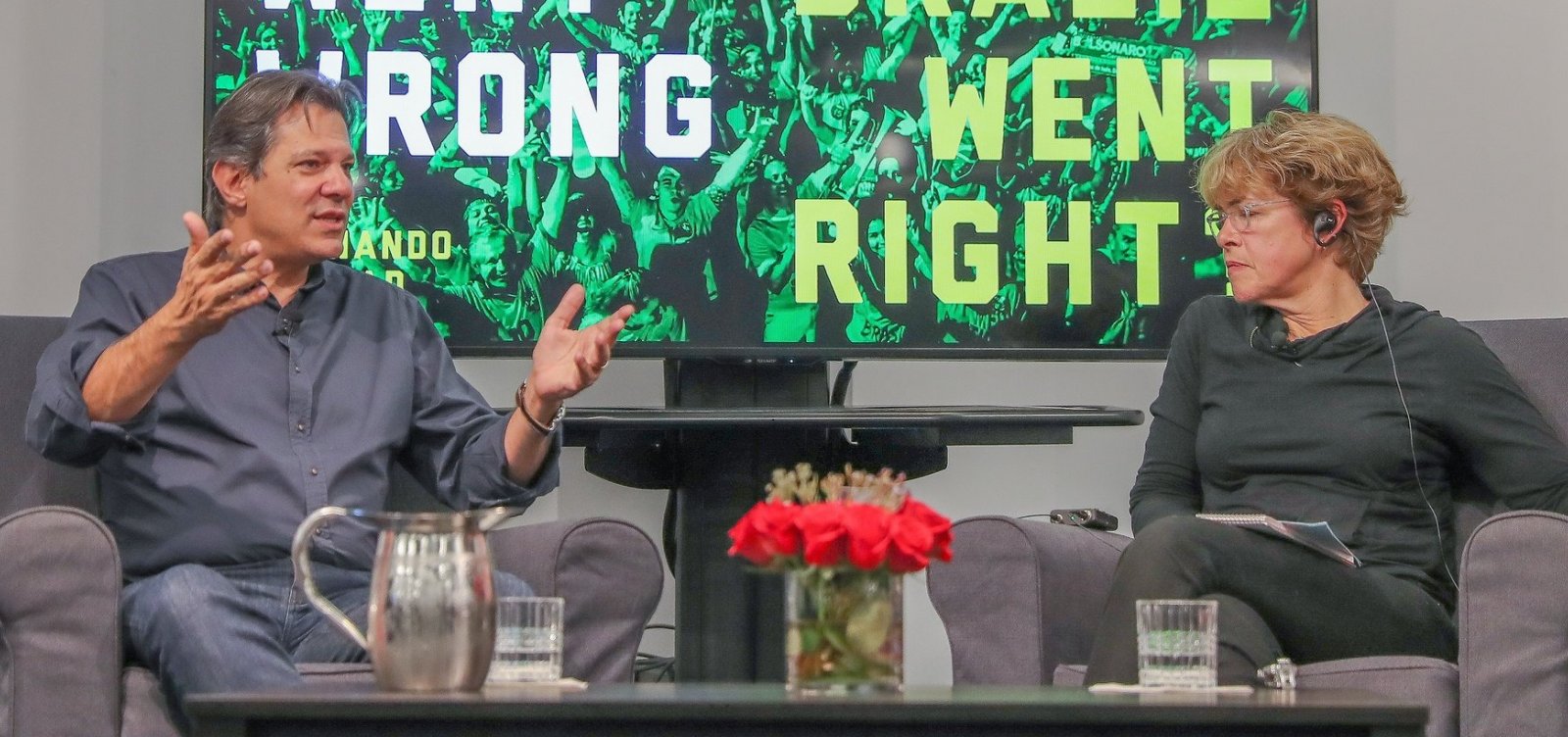 [Haddad diz que alinhamento internacional de Trump e Bolsonaro é 'cego']