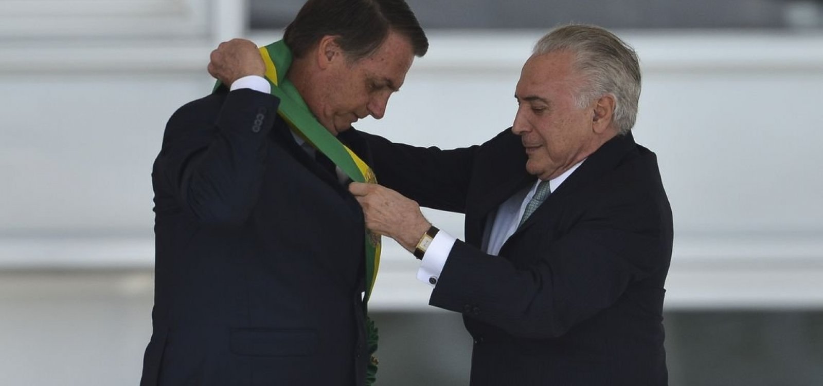 [Temer se despede da equipe e embarca para SÃ£o Paulo, onde vai morar]