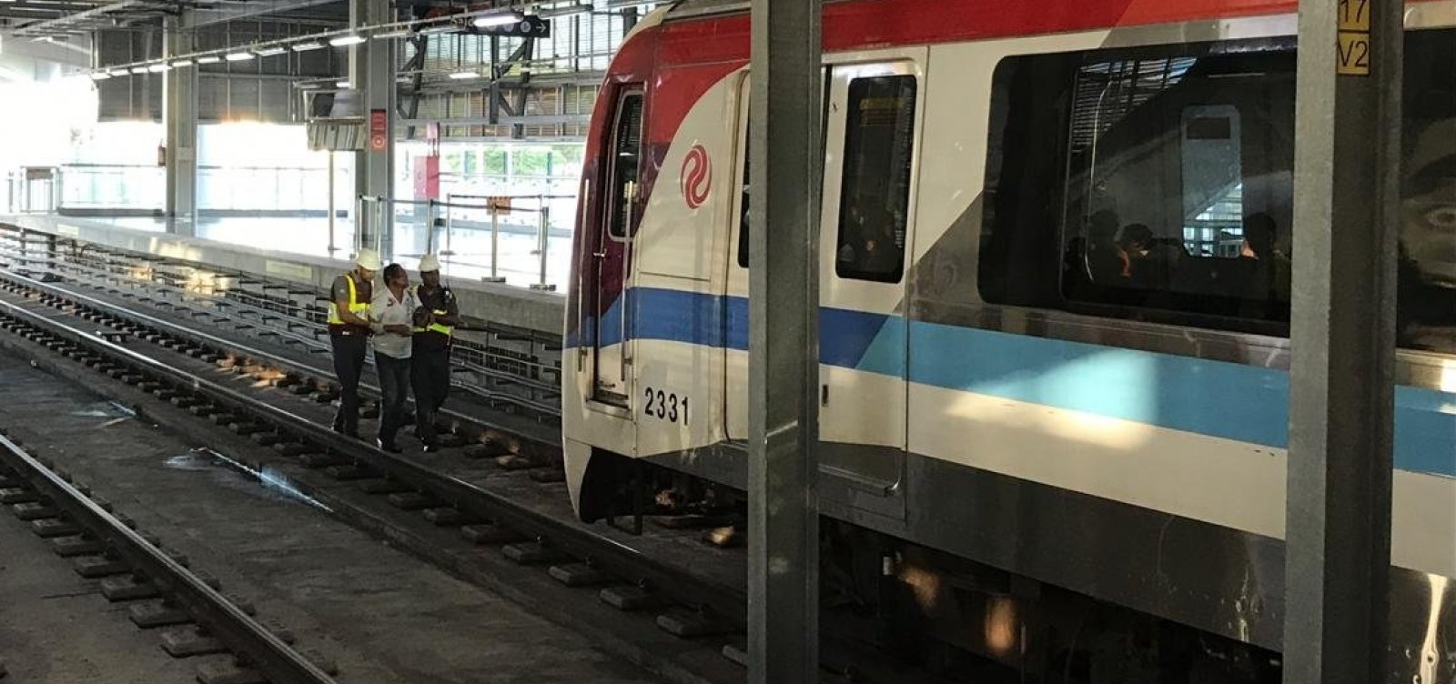 [Linha 2 do MetrÃ´ de Salvador tem lentidÃ£o por conta de acidenteÂ ]