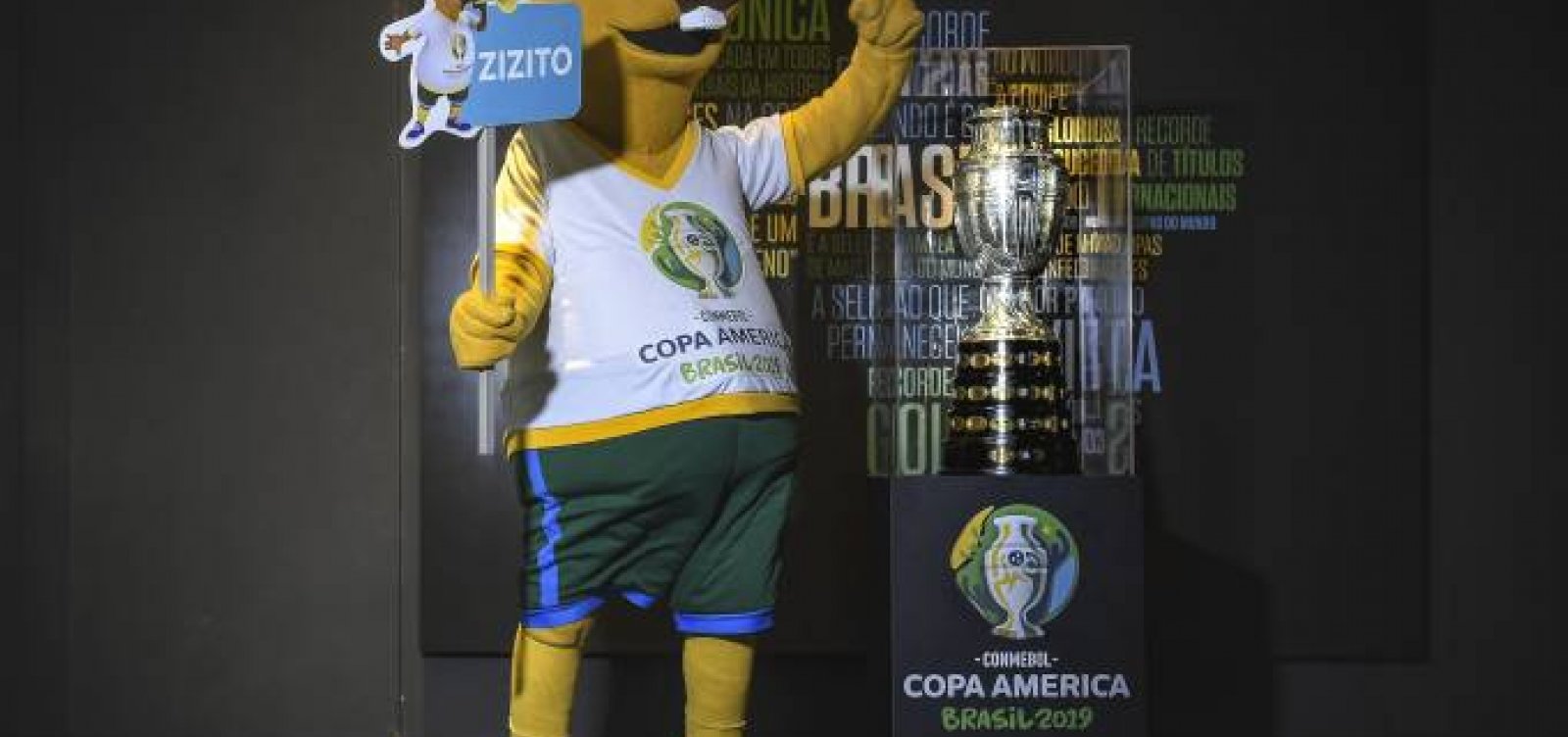 [Copa AmÃ©rica: PÃºblico escolhe 'Zizito' para nome de mascote ]