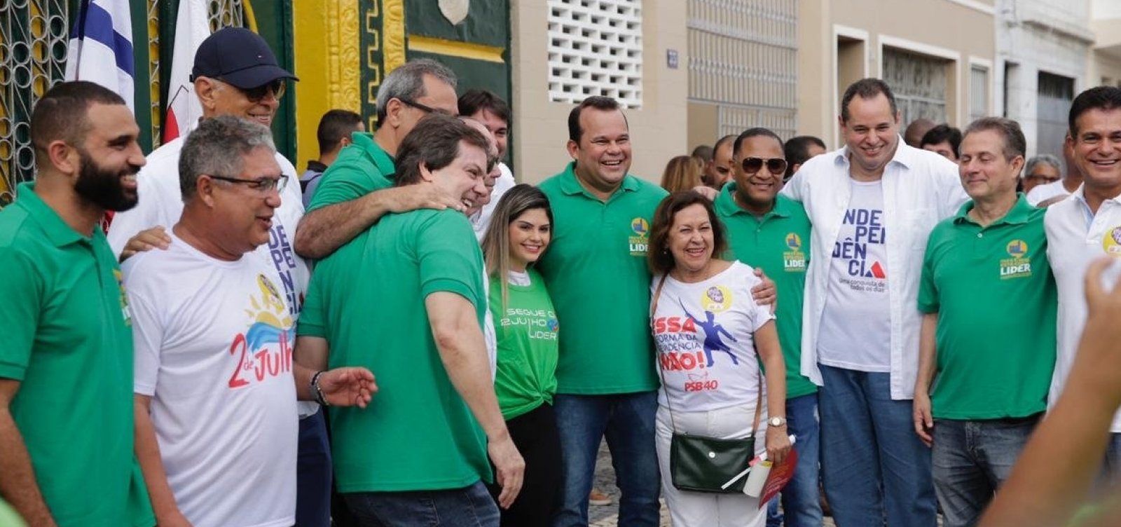 [2 de Julho: Geraldo Jr. sai com Pode, PSC, Cidadania, DEM, PT e PP]