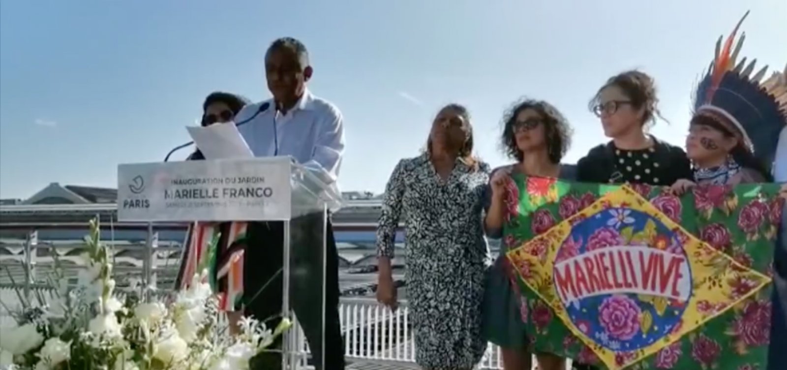 [Jardim em homenagem a Marielle Franco é inaugurado em Paris]