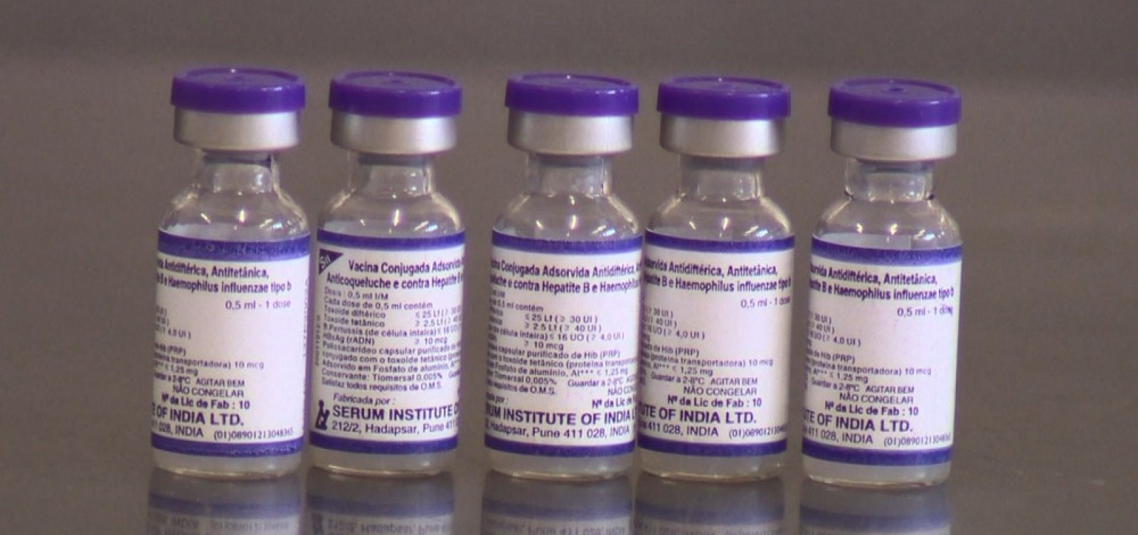 [Bahia recebe 30 mil doses de vacina pentavalente]