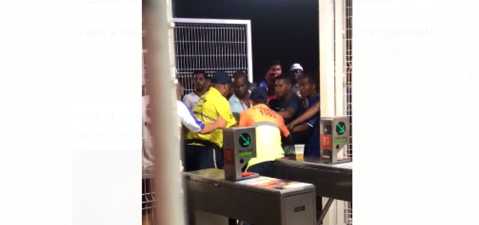 [Catador de latinhas é agredido por seguranças da Arena após jogo do Bahia; veja vídeo]