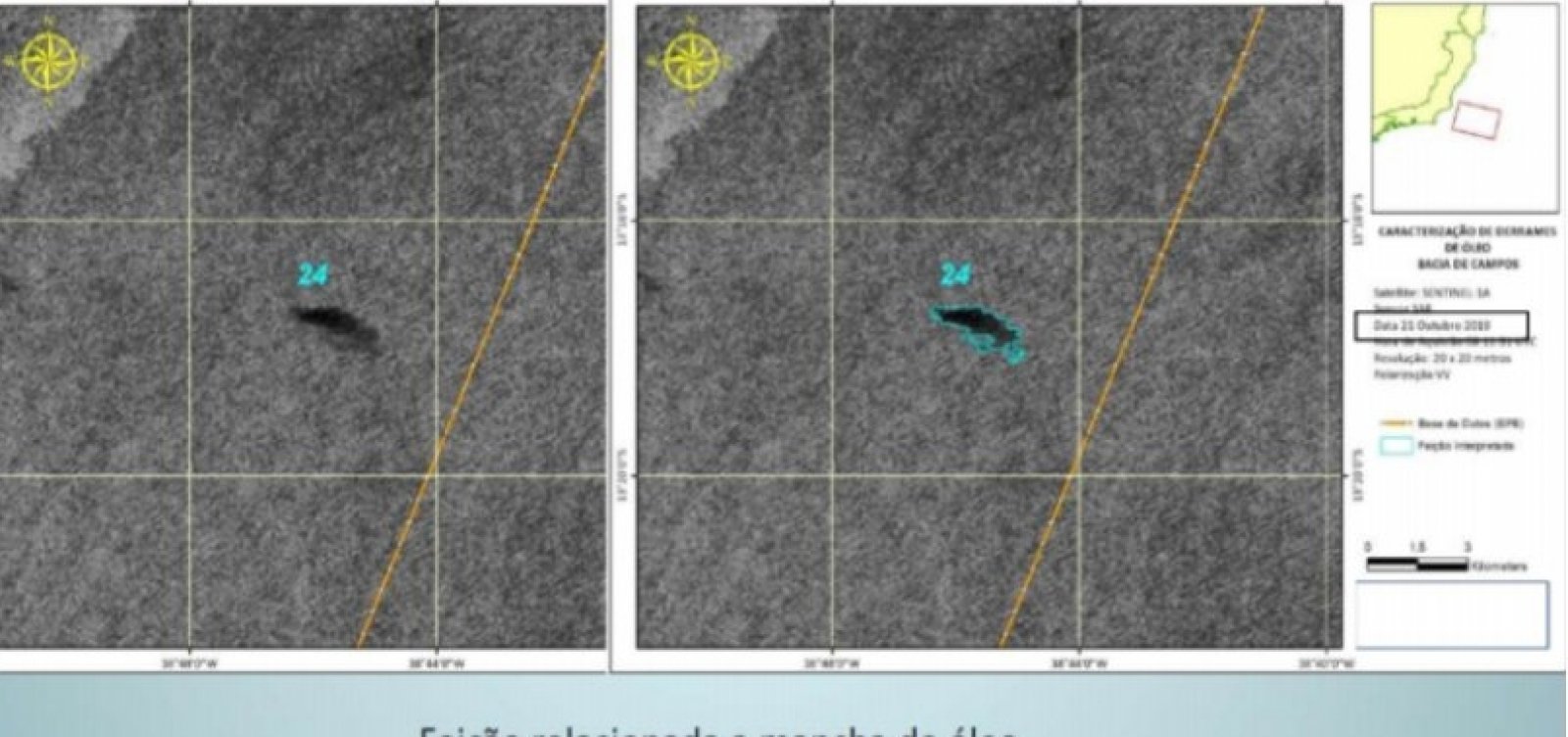 [Satélite identificou mancha de óleo no mar antes de chegar em Morro de São Paulo]