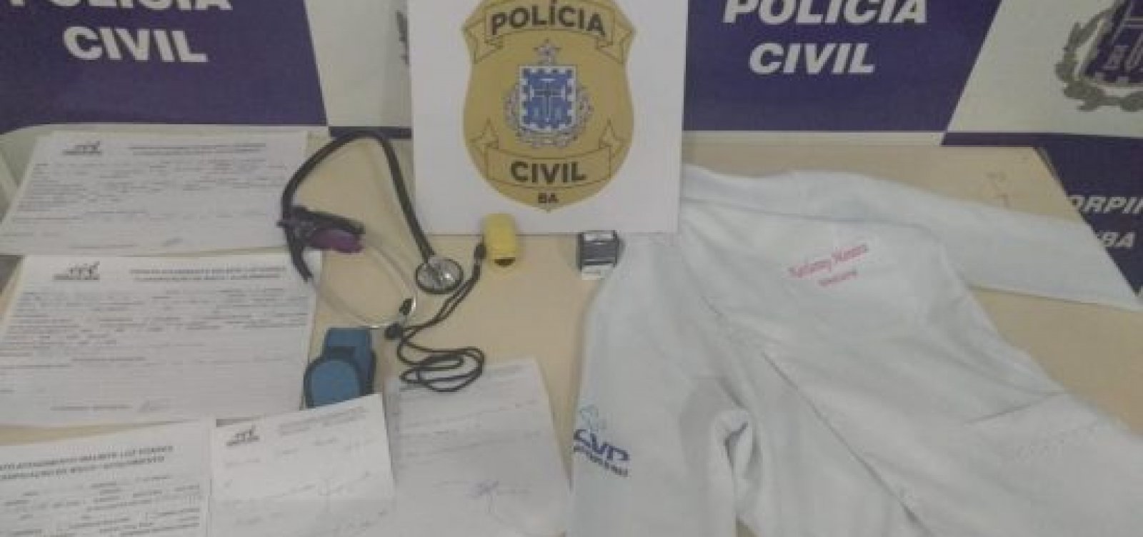 [Mulher é presa em Contendas do Sincorá por exercício ilegal da medicina ]