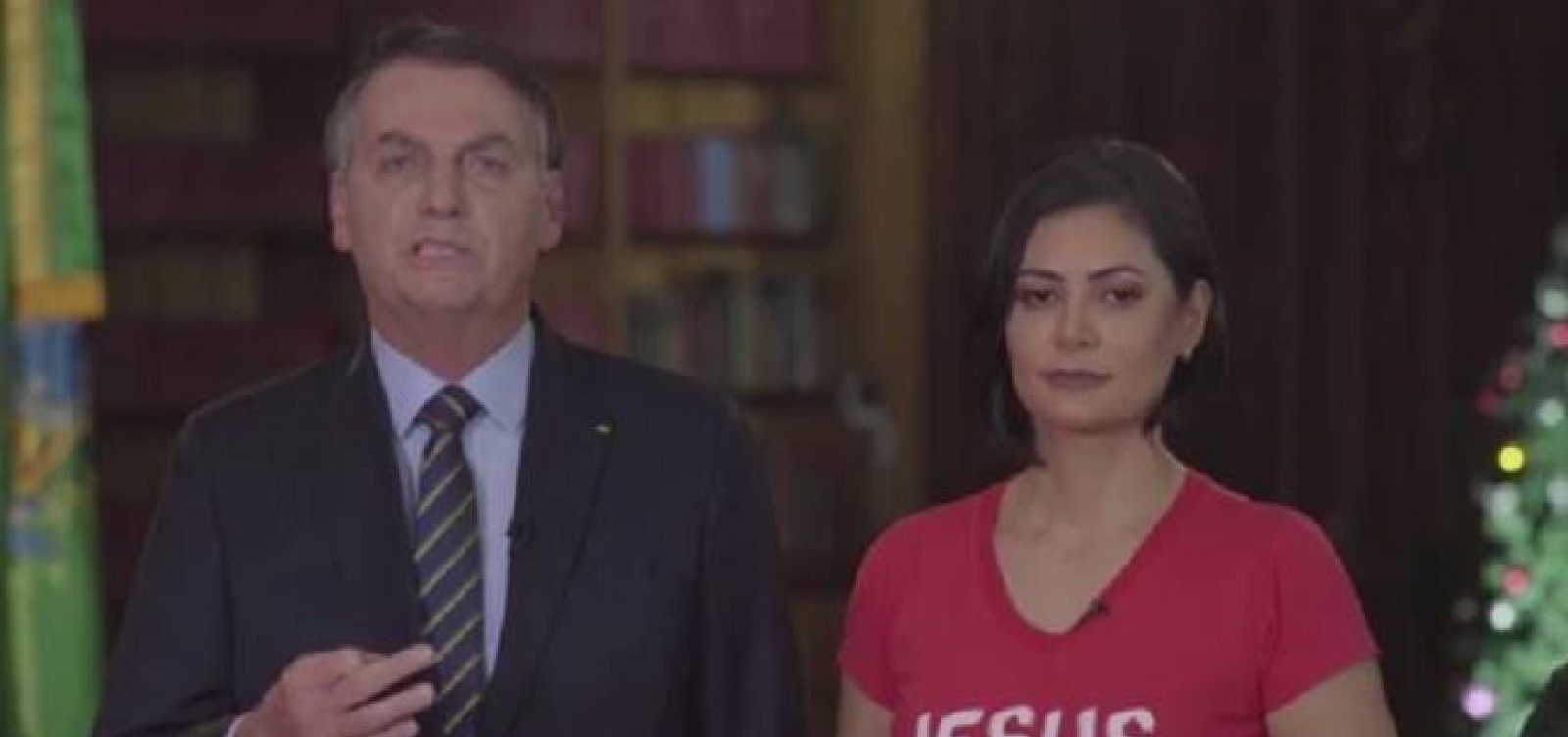 [Em discurso de Natal, Bolsonaro diz que ano termina 'sem denúncias de corrupção' ]