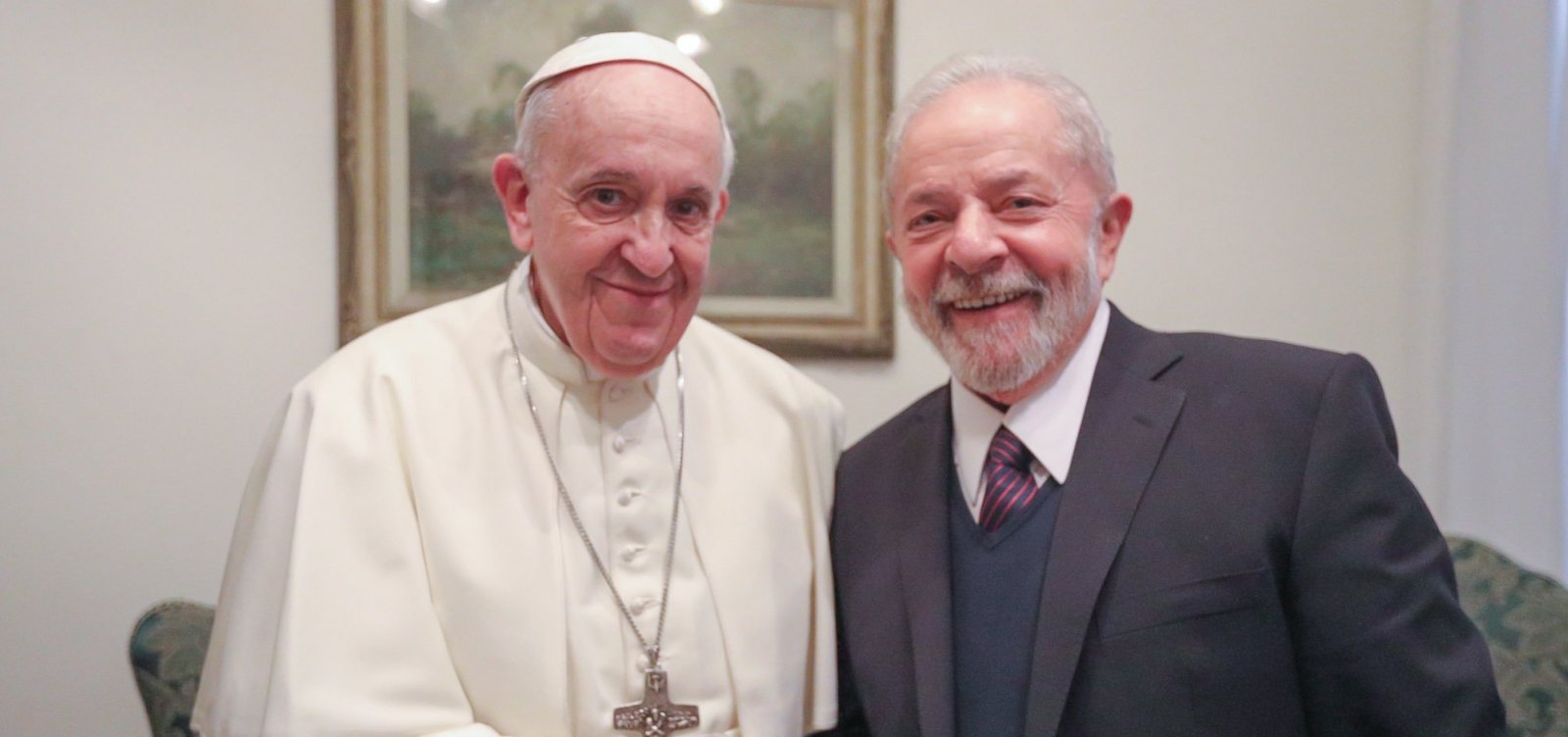 [Papa Francisco recebe o ex-presidente Lula no Vaticano]