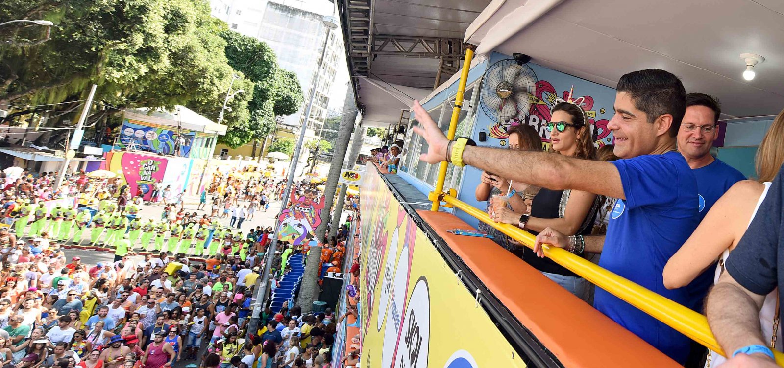 [ACM Neto aponta melhora em policiamento nos circuitos]