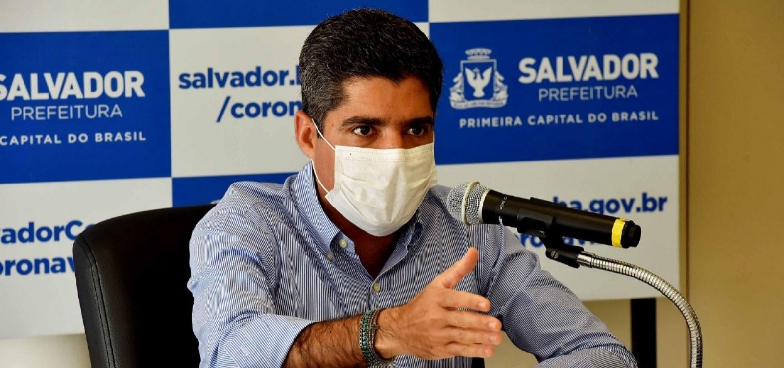[Coronavírus: ACM Neto diz que mais de 70% dos leitos de UTI estão ocupados em Salvador]