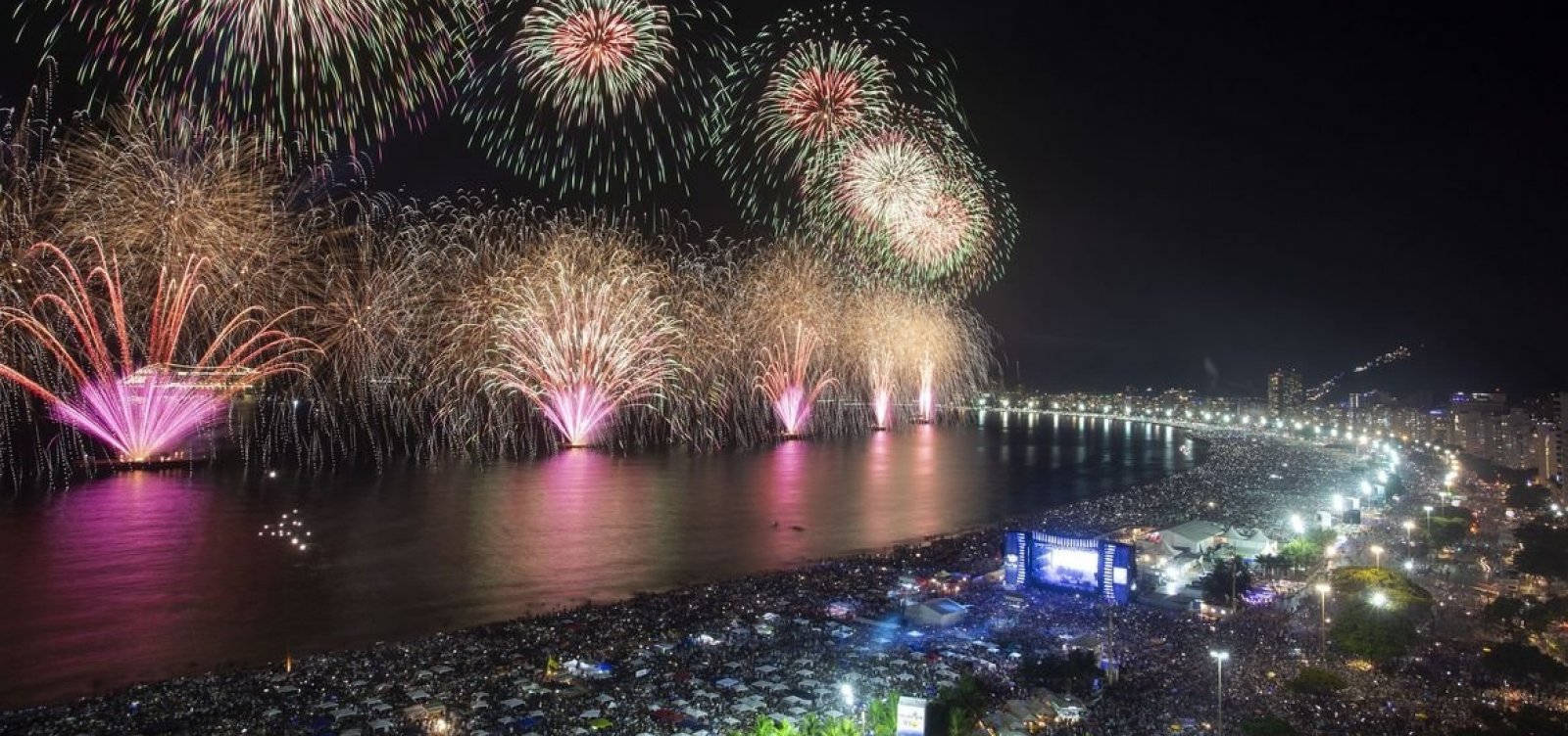 [Festa de réveillon no Rio é suspensa devido à pandemia de coronavírus]
