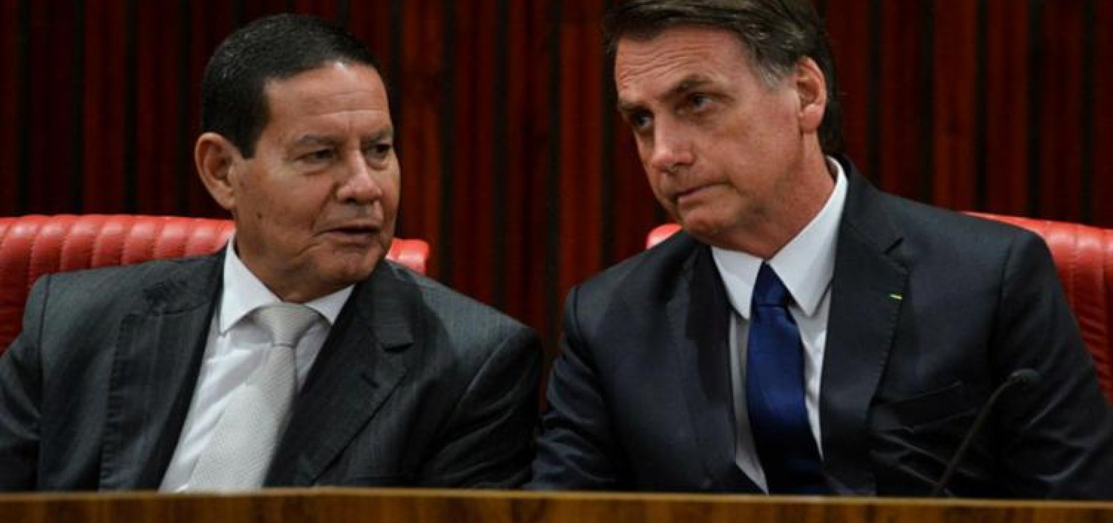 [Mour&atilde;o diz querer concorrer novamente ao lado de Bolsonaro em 2022]