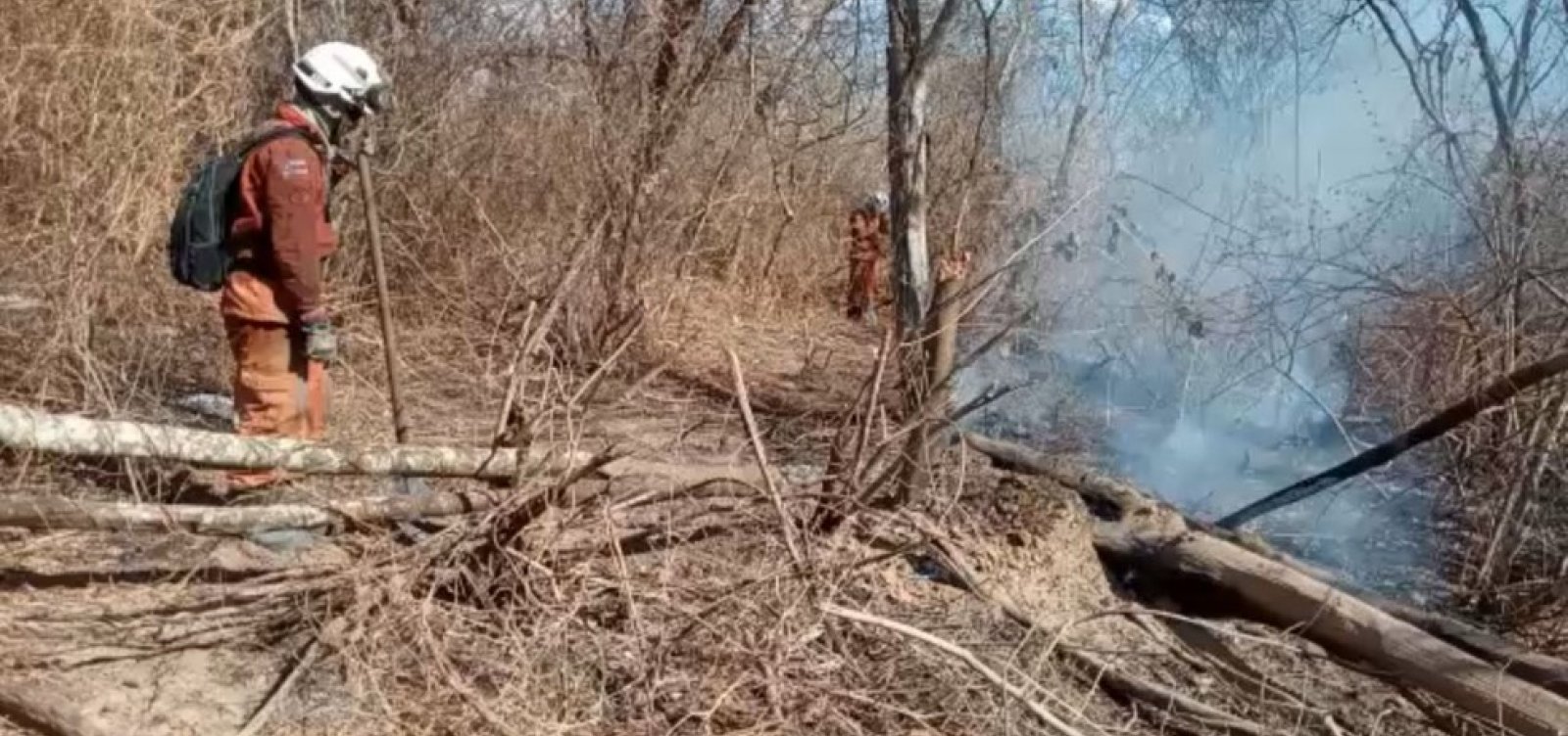 [Bahia: combate ao inc&ecirc;ndio em Barra completa 13 dias nesta segunda]